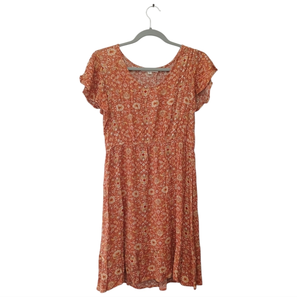 Wallflower Orange Floral Mini Dress
